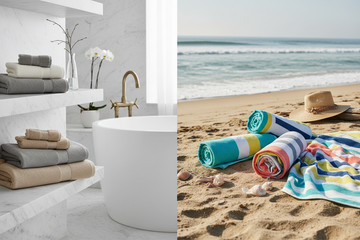 Bath vs. Beach Towels