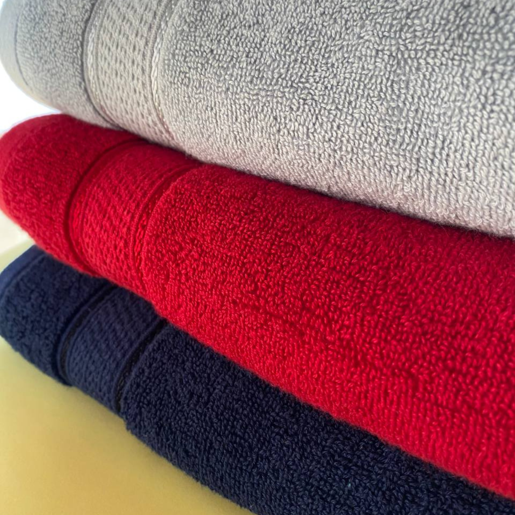 Face Towel ,50*100 ,100% Cotton ,Double Satin Dobby Border