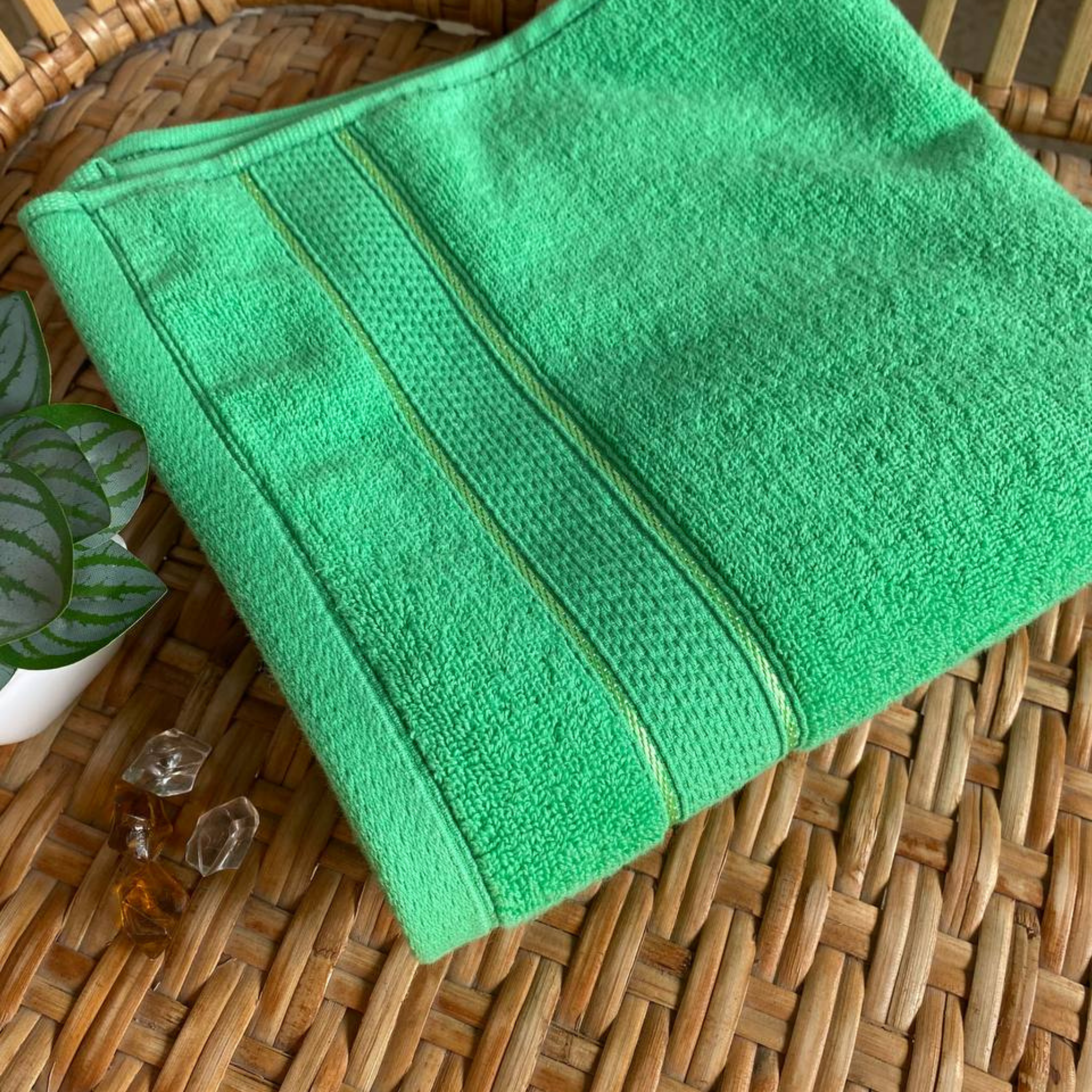 Face Towel ,50*100 ,100% Cotton ,Double Satin Dobby Border