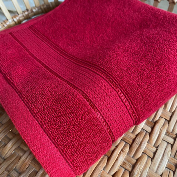 Face Towel ,50*100 ,100% Cotton ,Double Satin Dobby Border