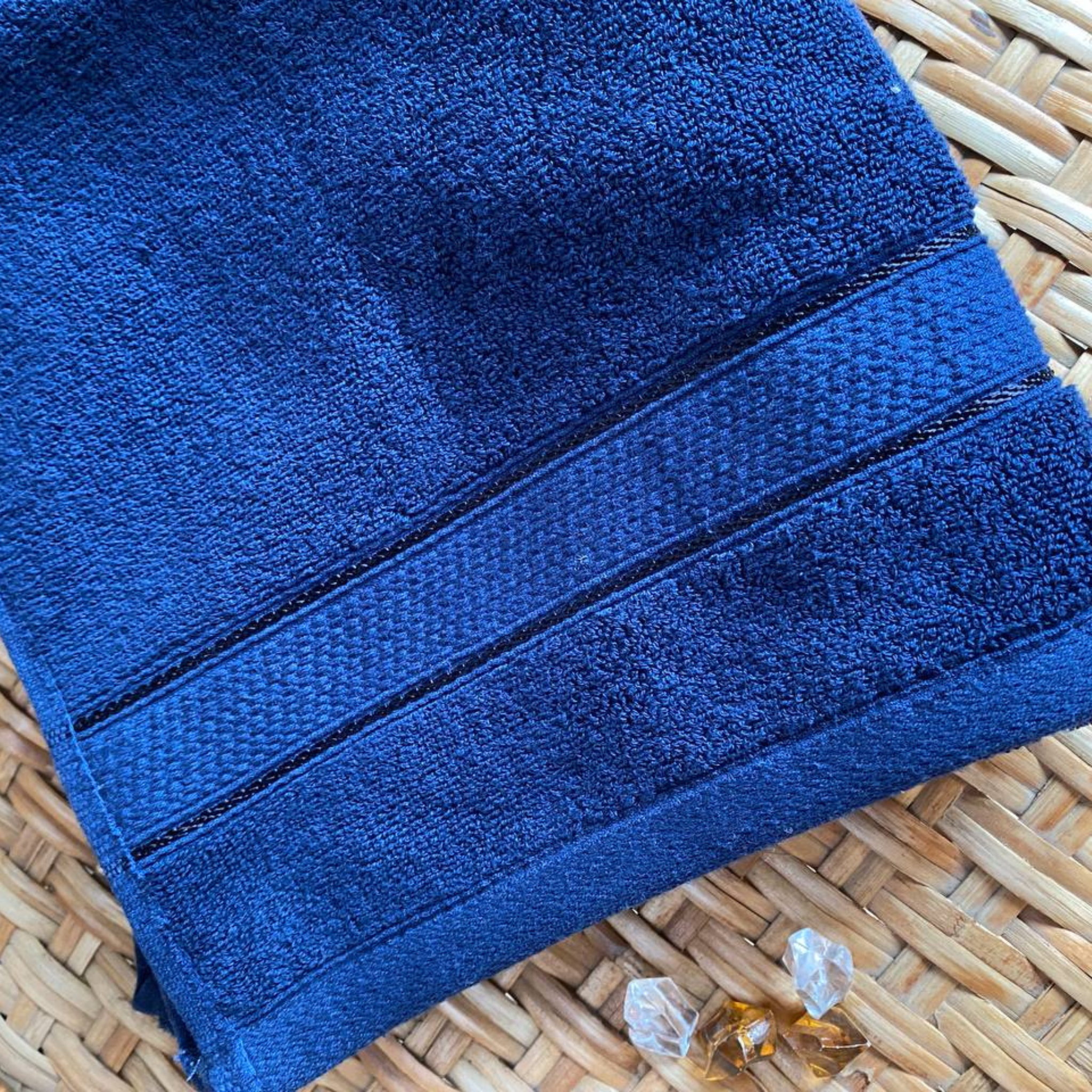 Face Towel ,50*100 ,100% Cotton ,Double Satin Dobby Border