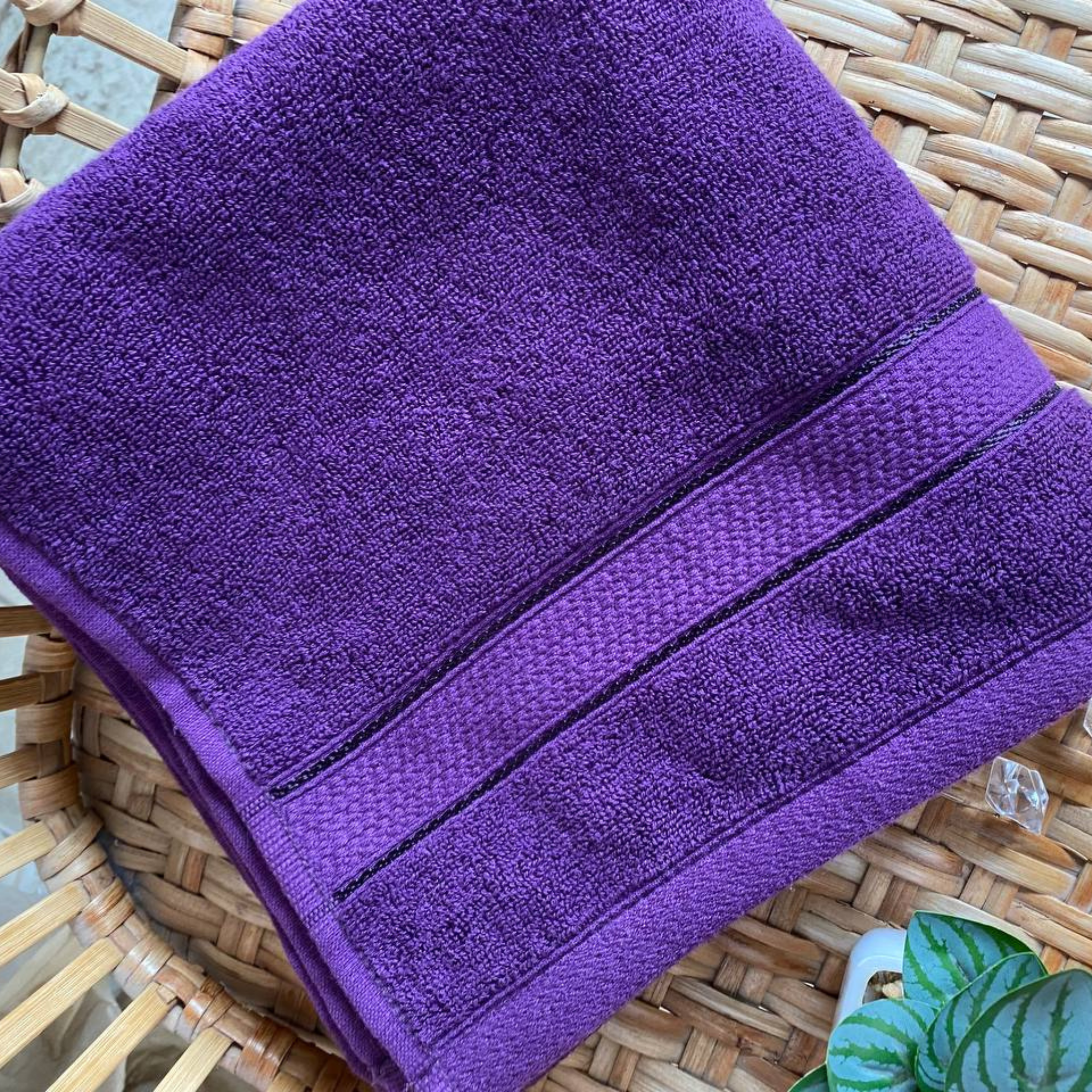 Face Towel ,50*100 ,100% Cotton ,Double Satin Dobby Border