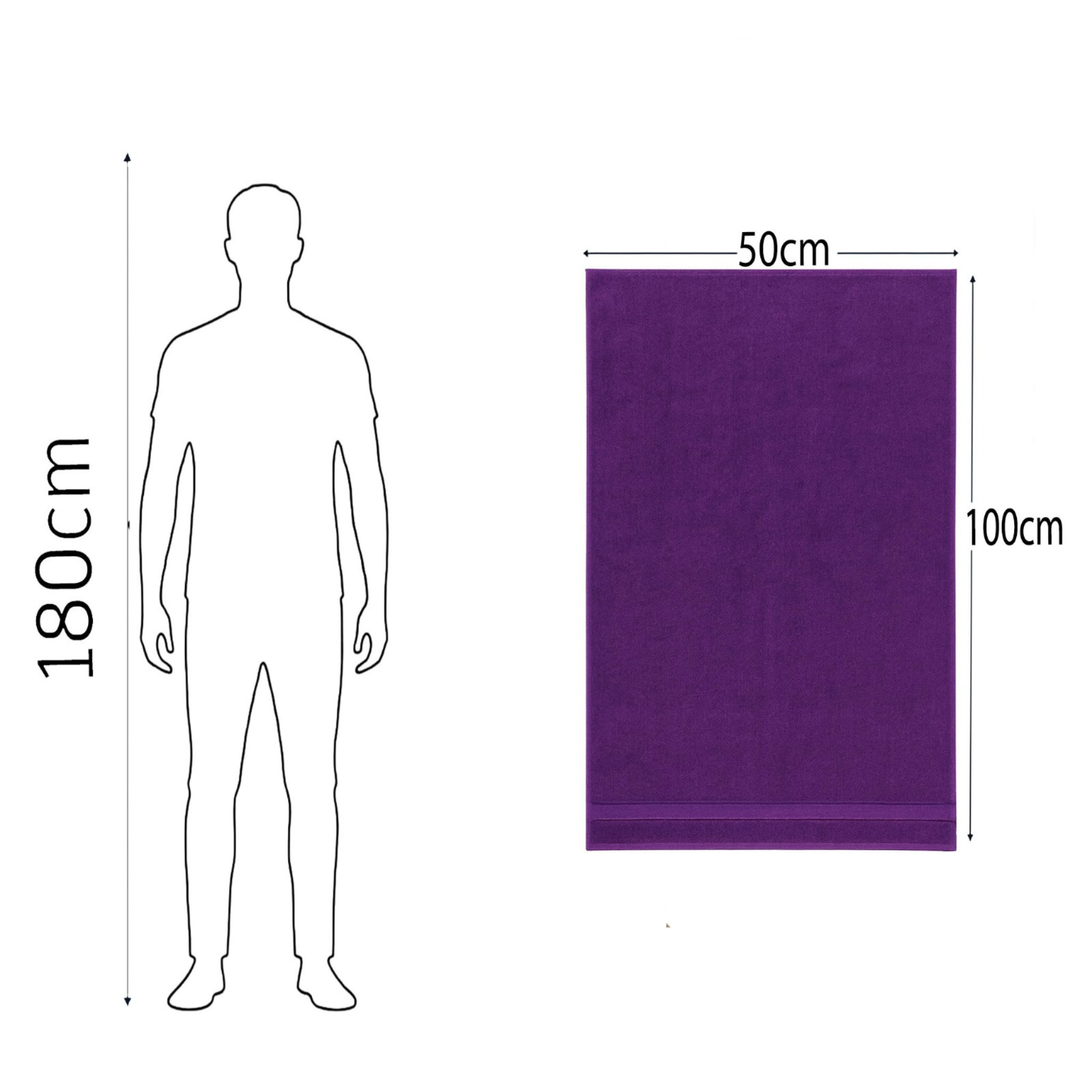 Face Towel ,50*100 ,100% Cotton ,Double Satin Dobby Border
