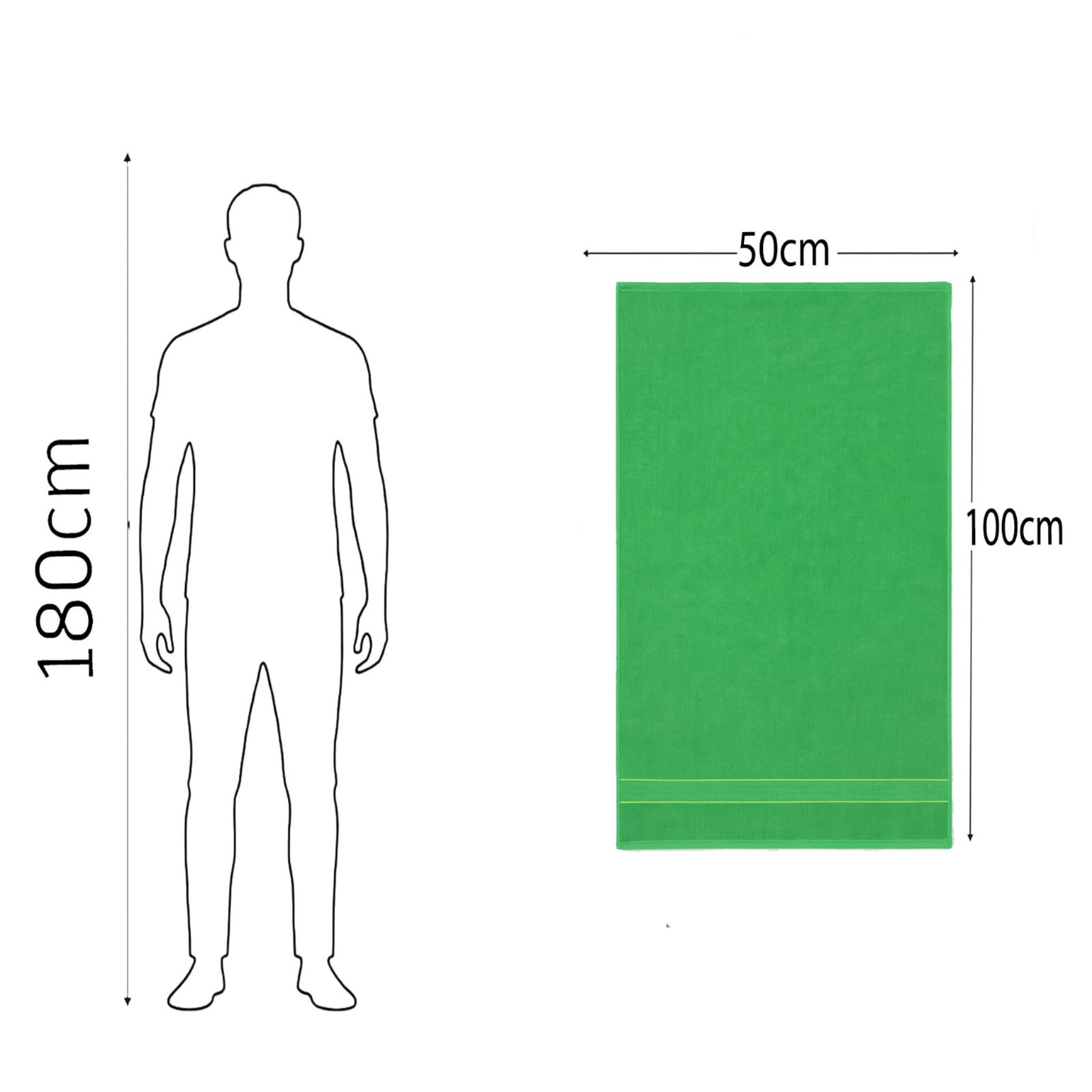 Face Towel ,50*100 ,100% Cotton ,Double Satin Dobby Border