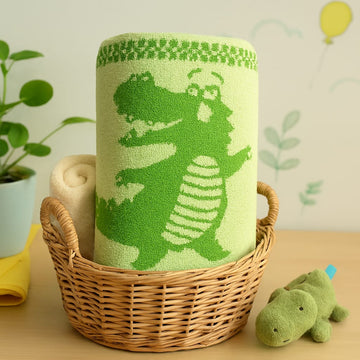 Kids Hand Towel,100% Cotton , Crocodile , Elephant , Mermaid designs