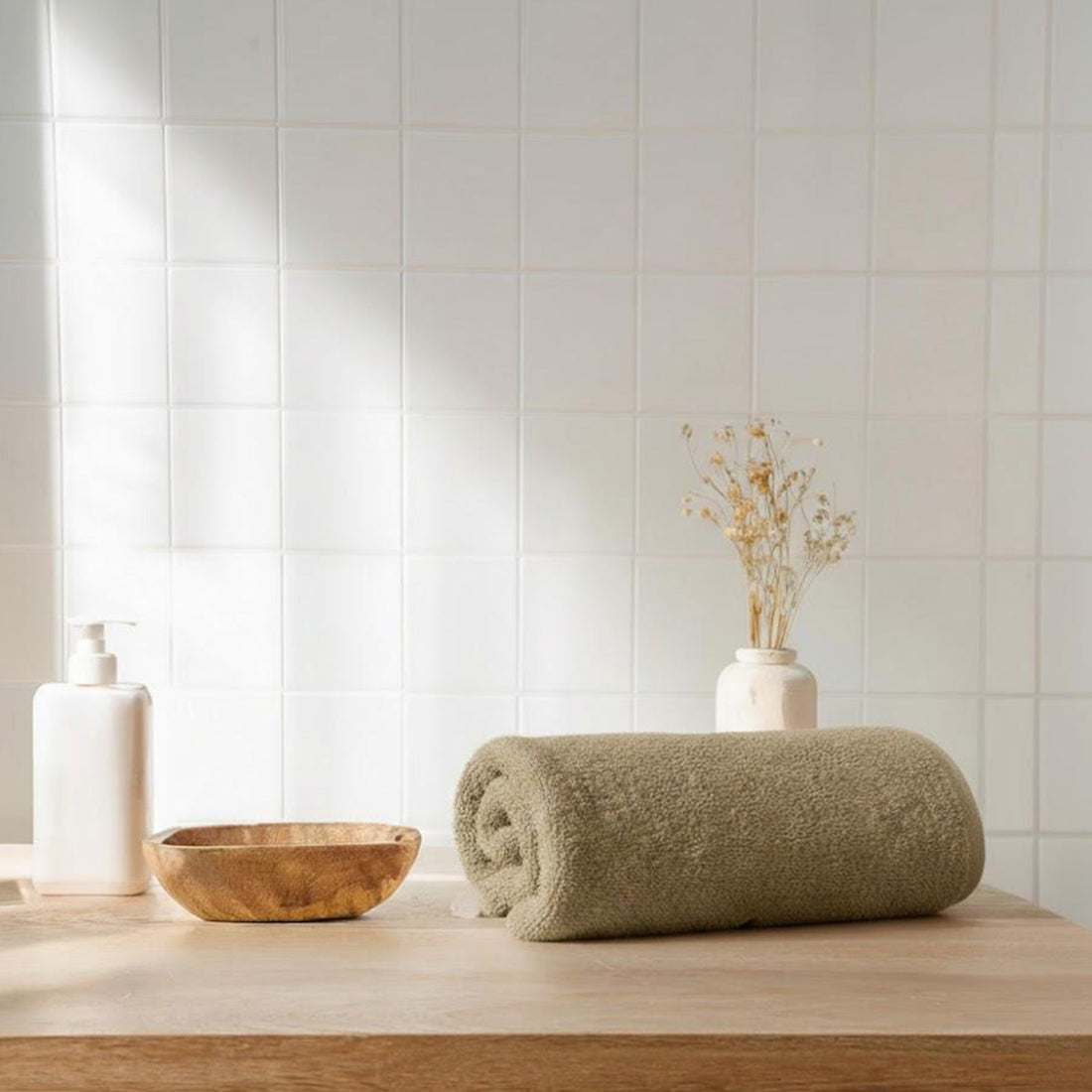 Hand towel ,Biege, 100% Cotton