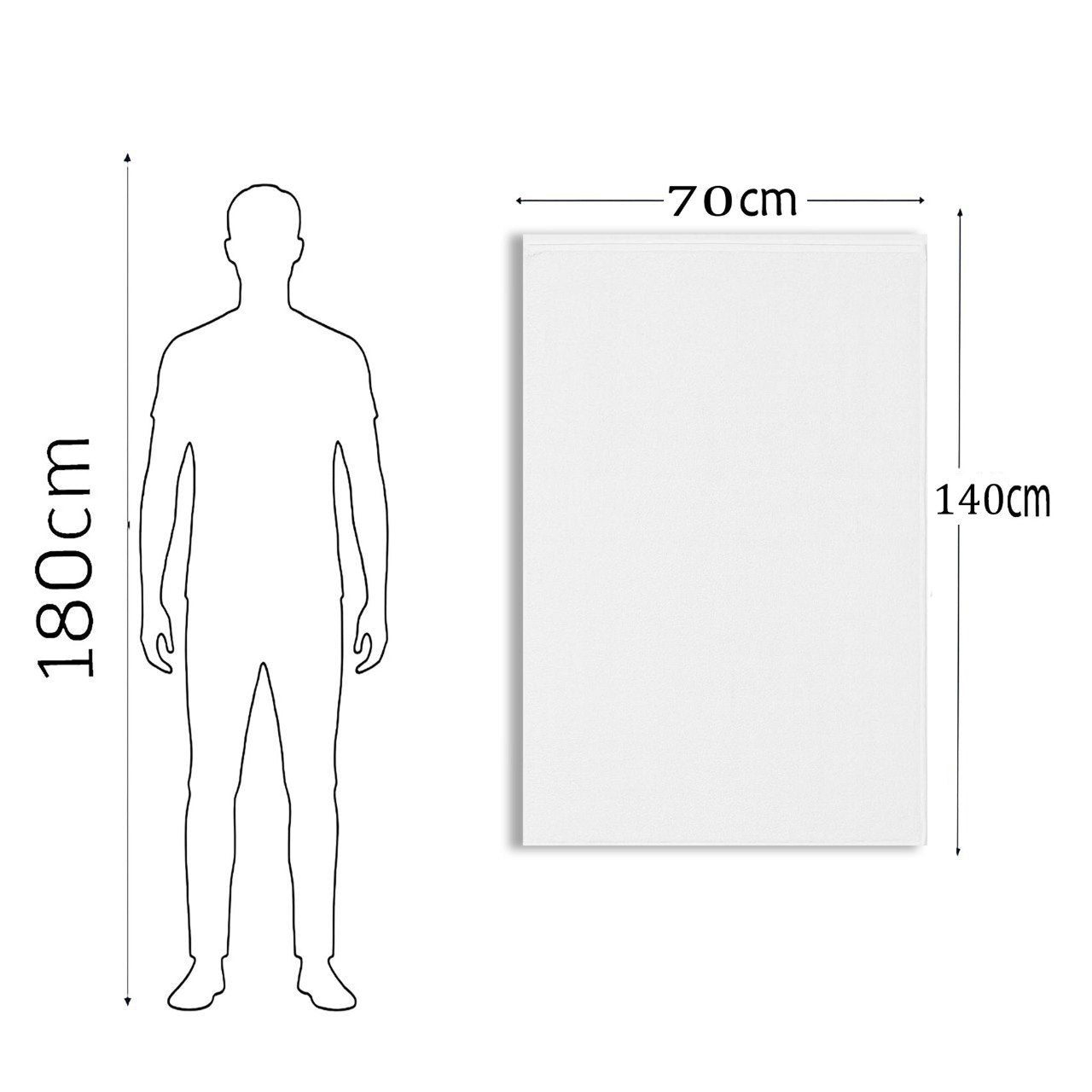 Hotel bath Towel –70×140 cm