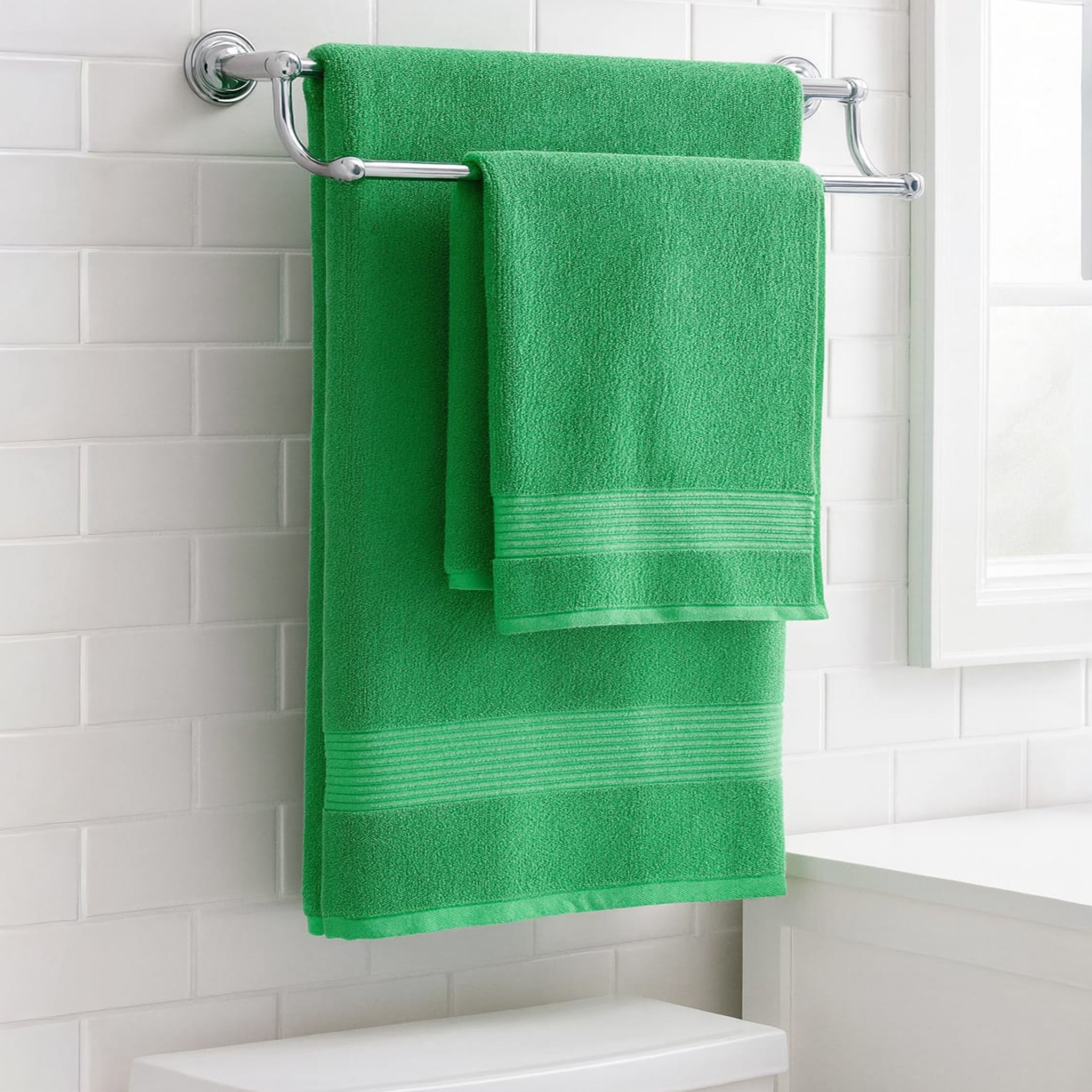 Face Towel, 100% Cotton, Ribbed Cotton Towels  border