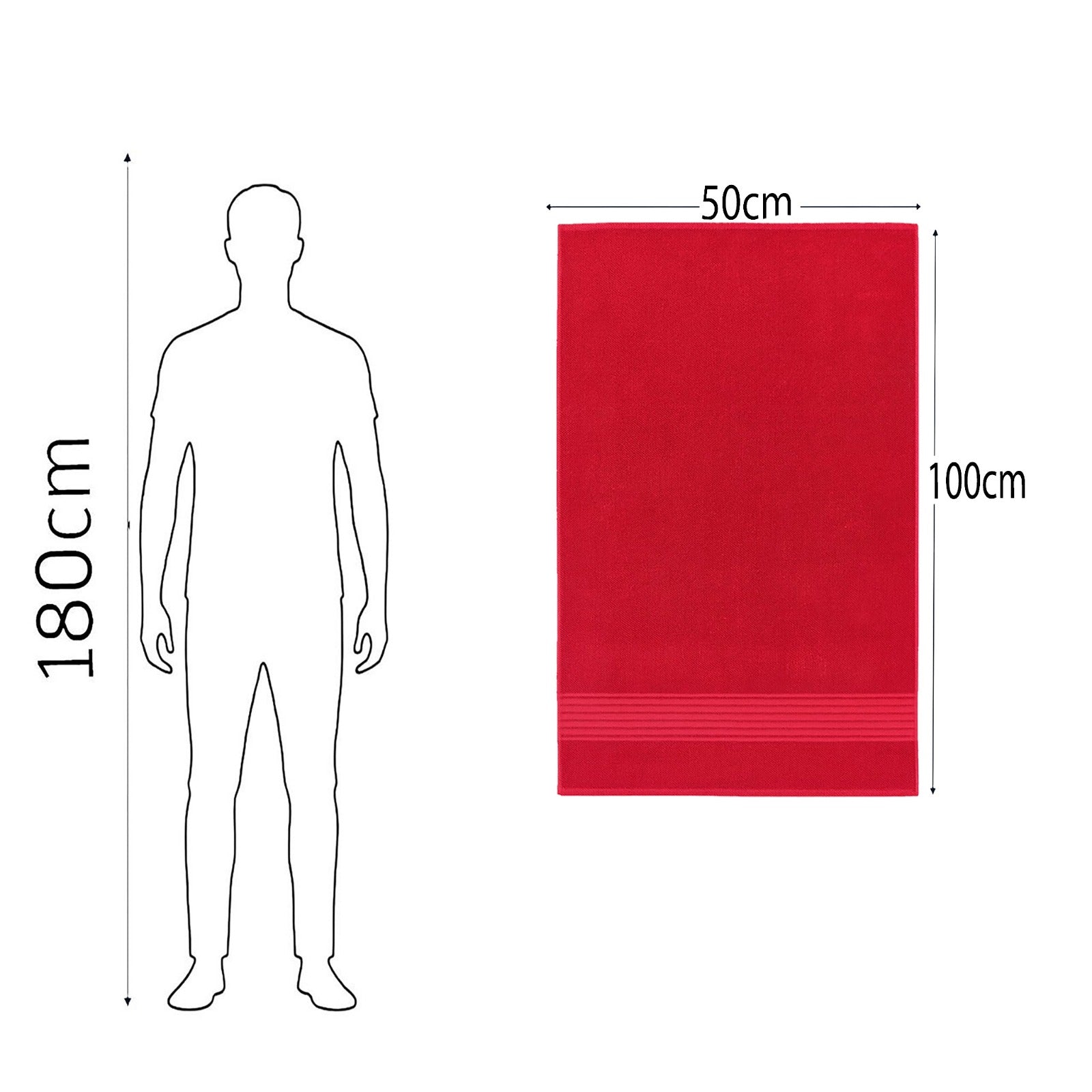 Face Towel, 100% Cotton, Ribbed Cotton Towels  border