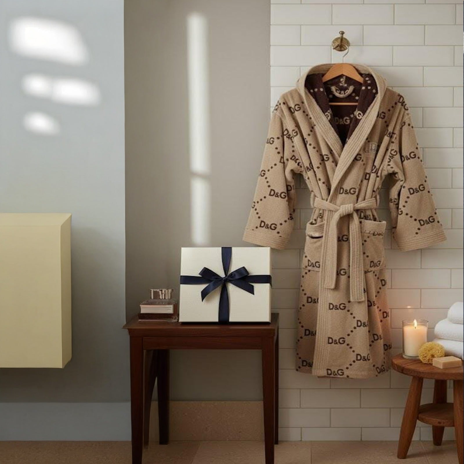 Hooded Bath Robe – D&G Style Design,XL to XXL