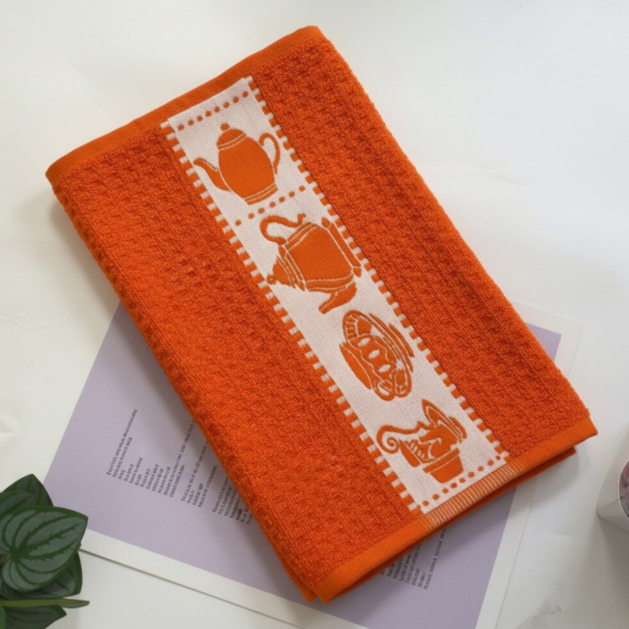 Kitchen Towels Set -6 Pieces, terry , 6 colors , 45*65 cm