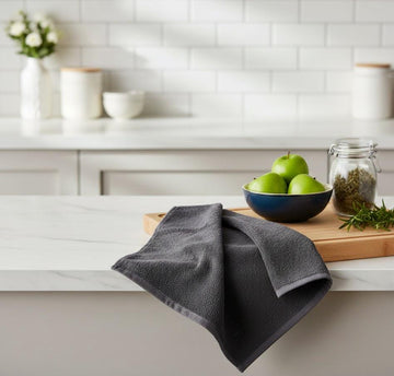 Kitchen Towel,terry ,50×50 cm ,100% Cotton , plain , leopard print
