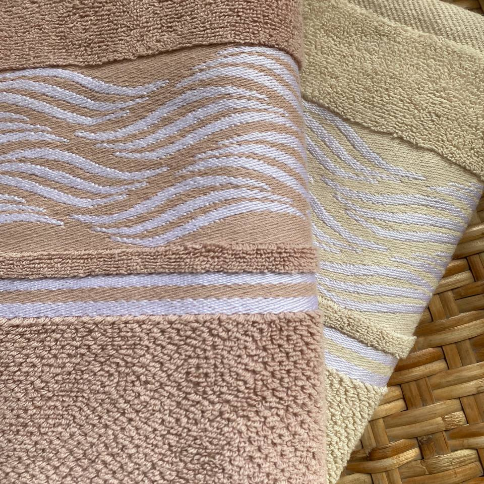 Face Towel ,50*100 ,100% Cotton ,The Twin-Band Border