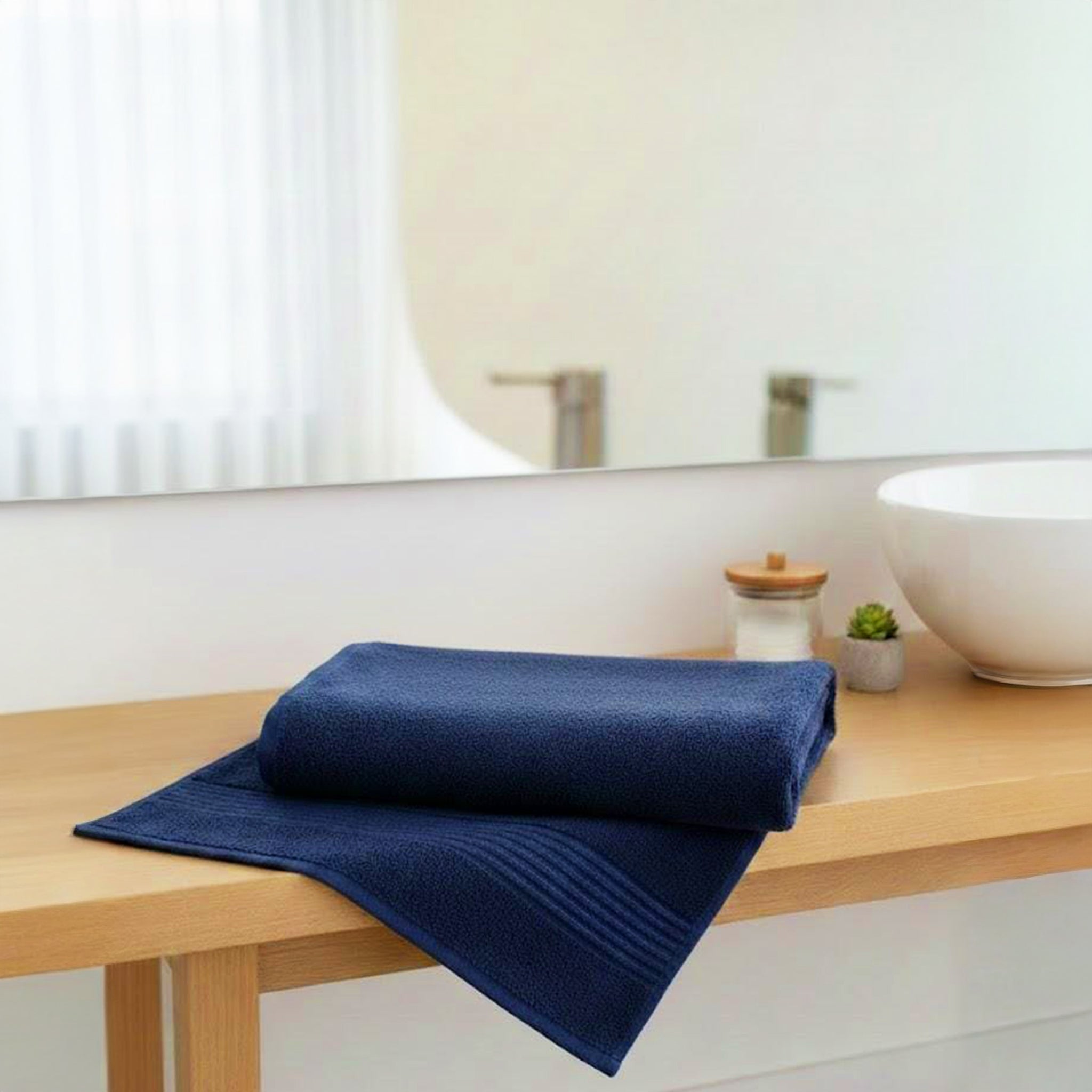 Face Towel, 100% Cotton, Ribbed Cotton Towels  border