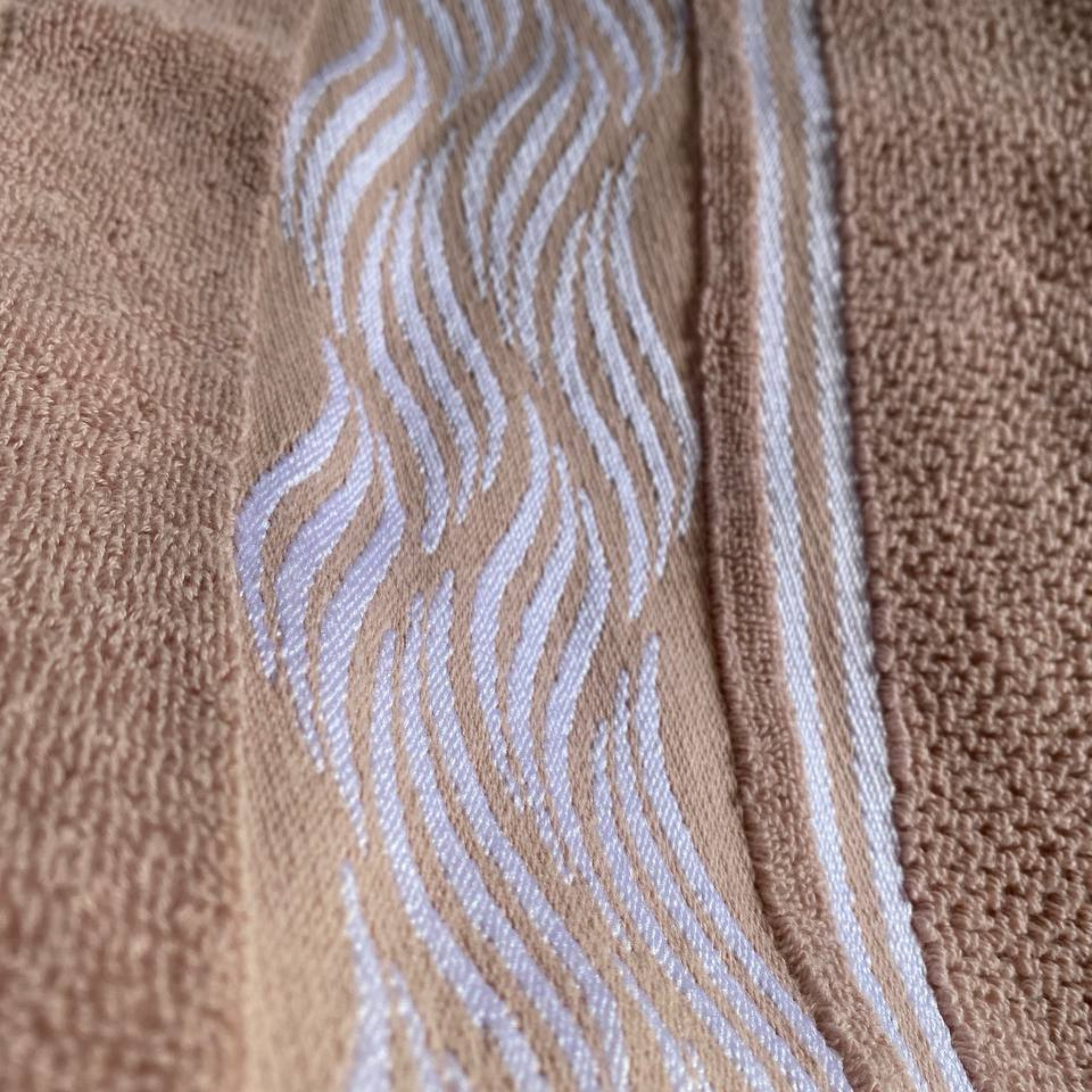 Face Towel ,50*100 ,100% Cotton ,The Twin-Band Border