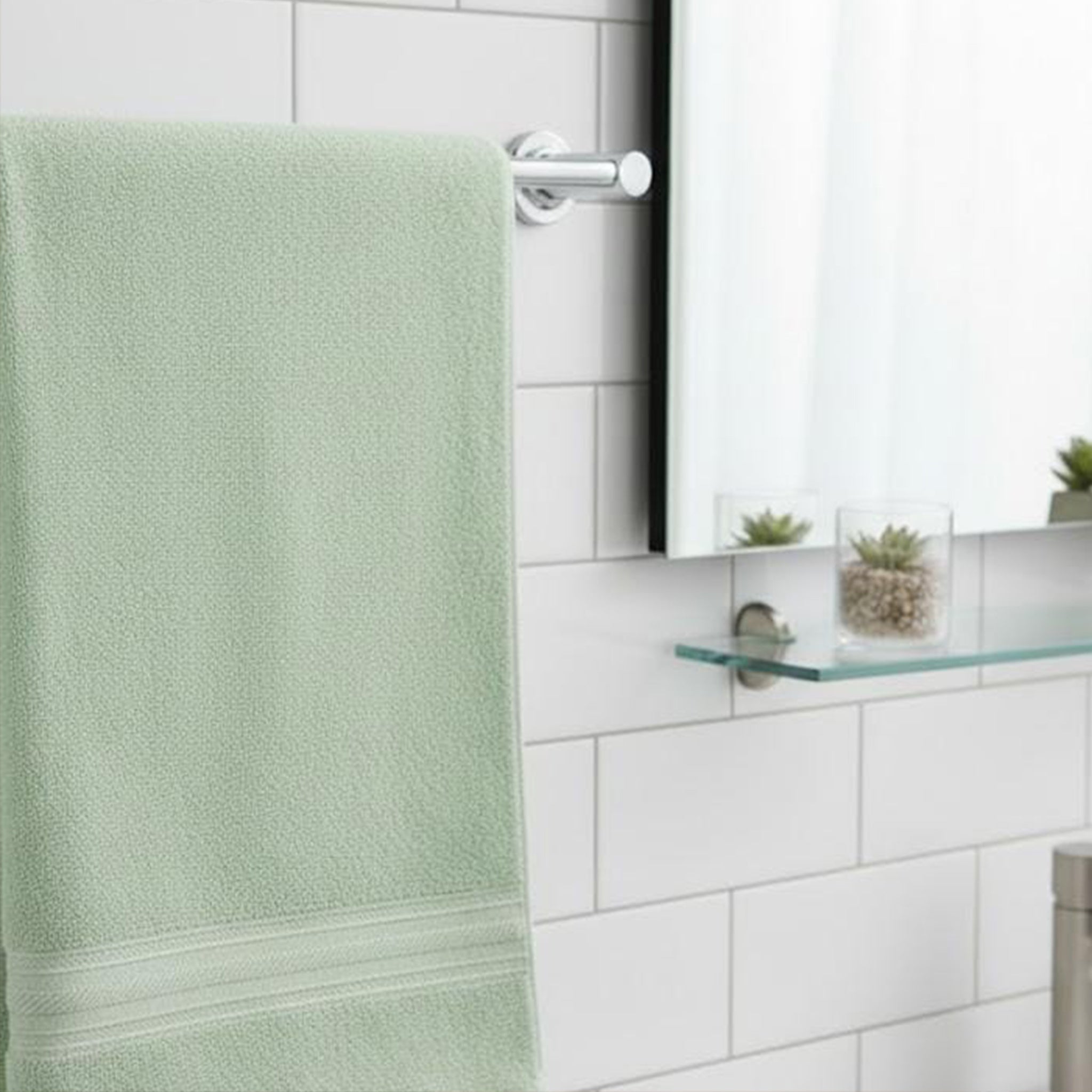 Face Towel, 100% Cotton, Ribbed Cotton Towels  border