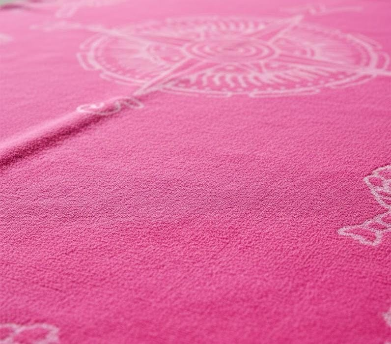 beach towel, 100% cotton ,pink, size 86*160