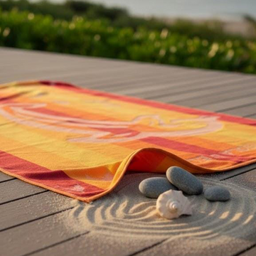 Beach Towel, 100% Cotton ,size 86*160 cm , Classic Luxury Dobby Design