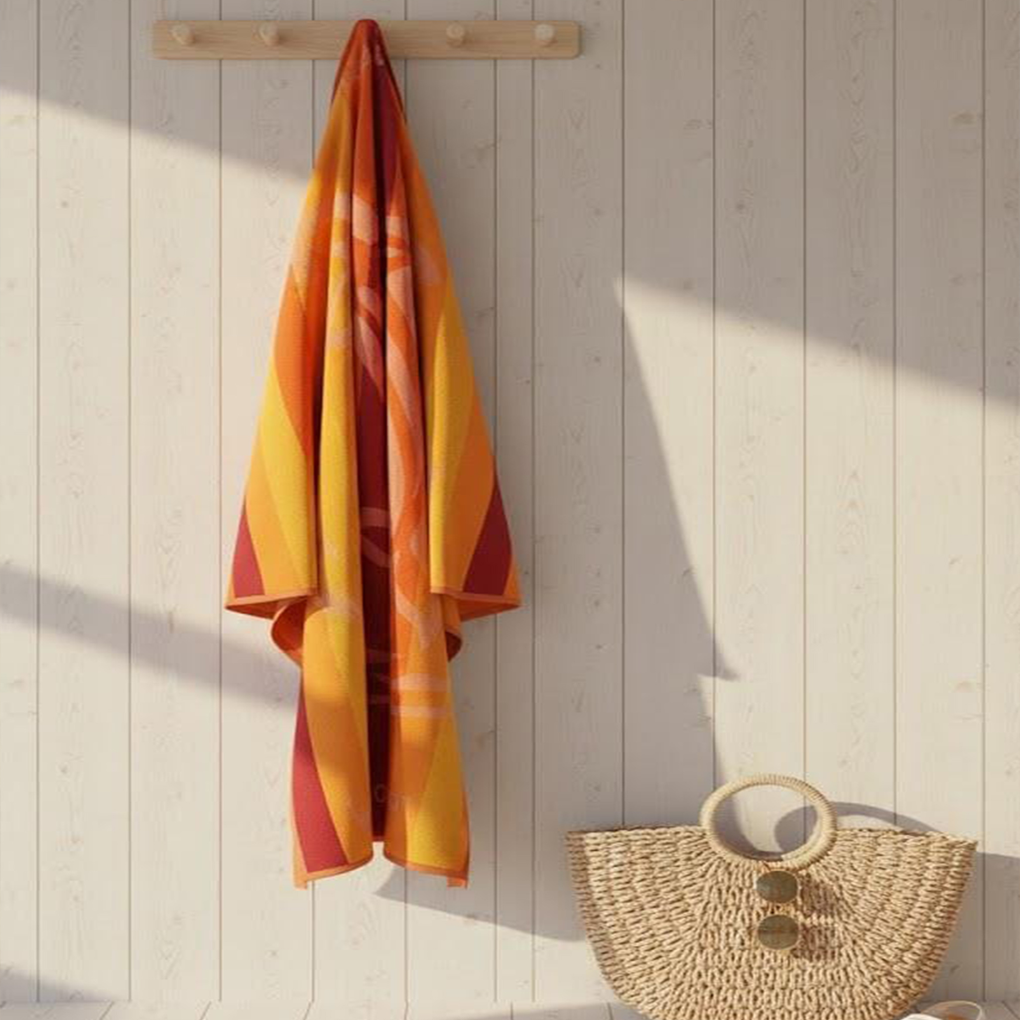 Beach Towel, 100% Cotton ,size 86*160 cm , Classic Luxury Dobby Design