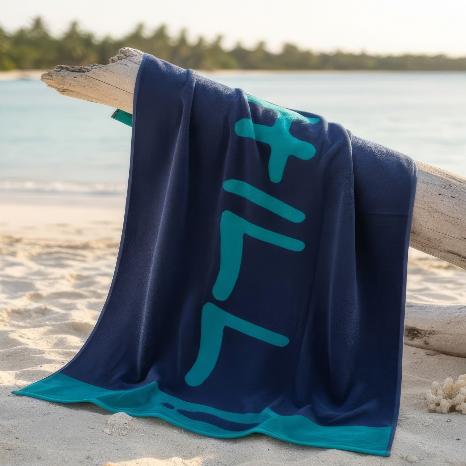 Beach Towel, 100% Cotton ,size 86*160,Chill Typography Design