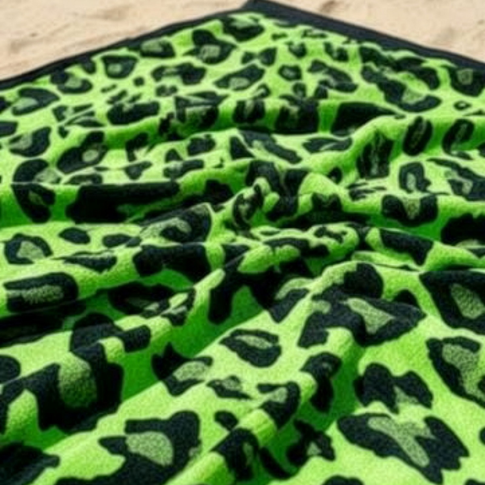 Beach Towel, 100% Cotton , Green, size 160*86