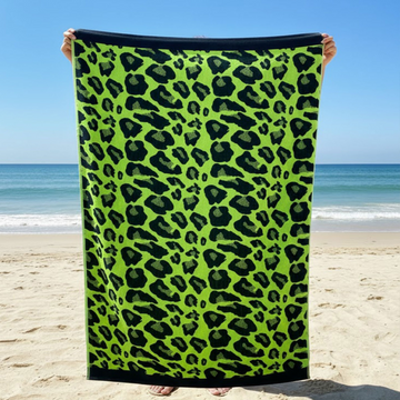 Beach Towel, 100% Cotton , Green, size 160*86