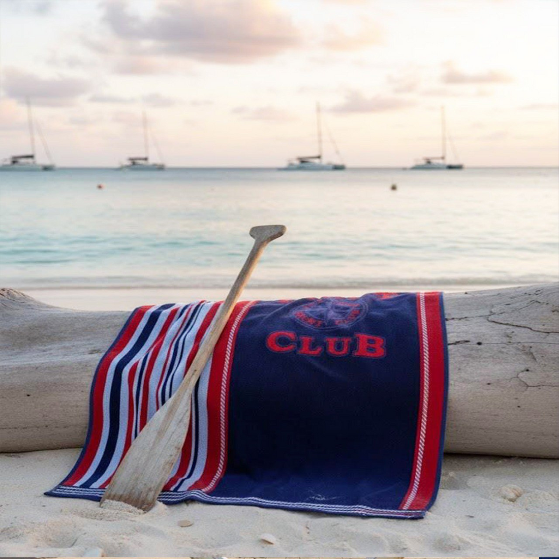 Beach Towel, 100% Cotton ,size 160*86,New York Yacht Club Design