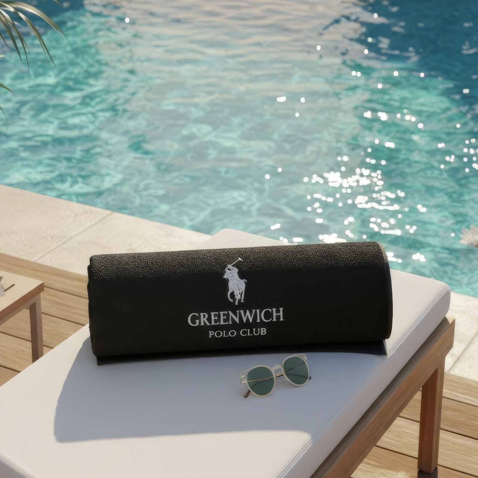 Beach Towel, 100% Cotton ,size 90*170 cm , Greenwich Polo Club Essential Design
