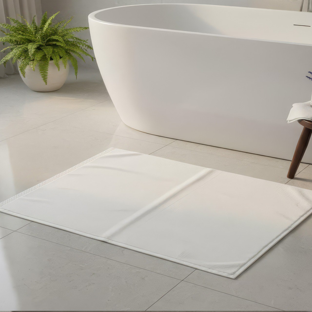 Bathmat ,Plain , 50*70 cm ,100% cotton