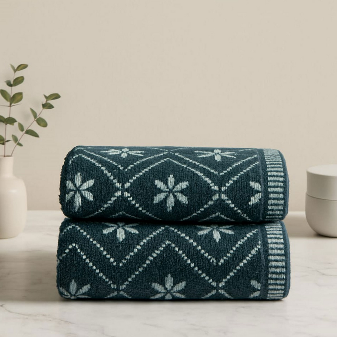 Bath Towel ,86*150, Dark Green ,100% cotton, velour