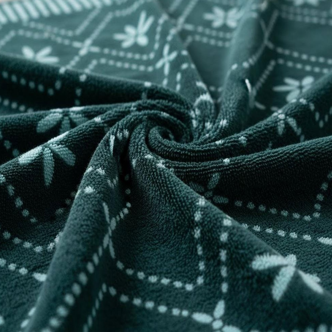 Bath Towel ,86*150, Dark Green ,100% cotton, velour