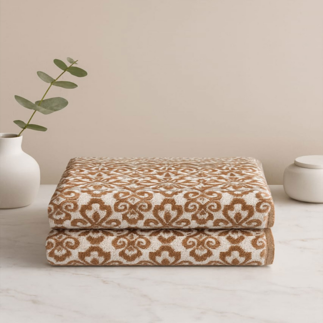 Bath Towel, Camel color ,86*150 , 100% Cotton, Velour