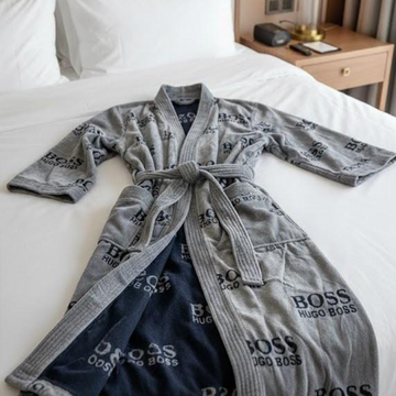 Hooded Bathrobe – Boss  Style Design,XLtoXXL