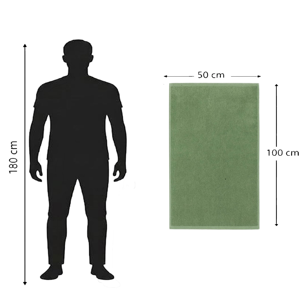 Face Towel ,Plain ,50*100 ,100% Cotton