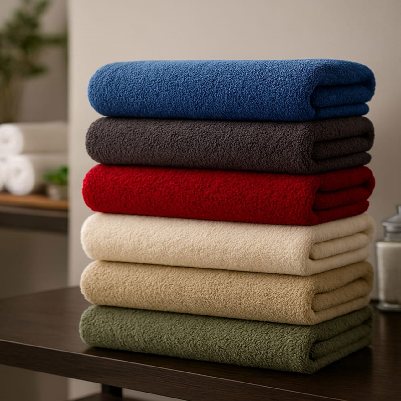 Face Towel ,Plain ,50*100 ,100% Cotton