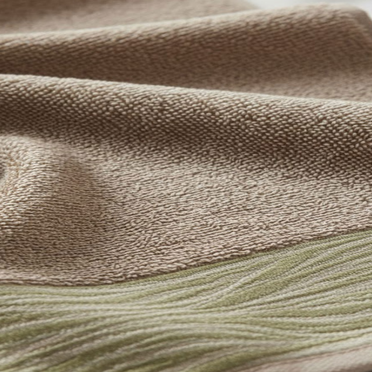 Face Towel, 50*100, 100% Cotton,Wave-Patterned Border