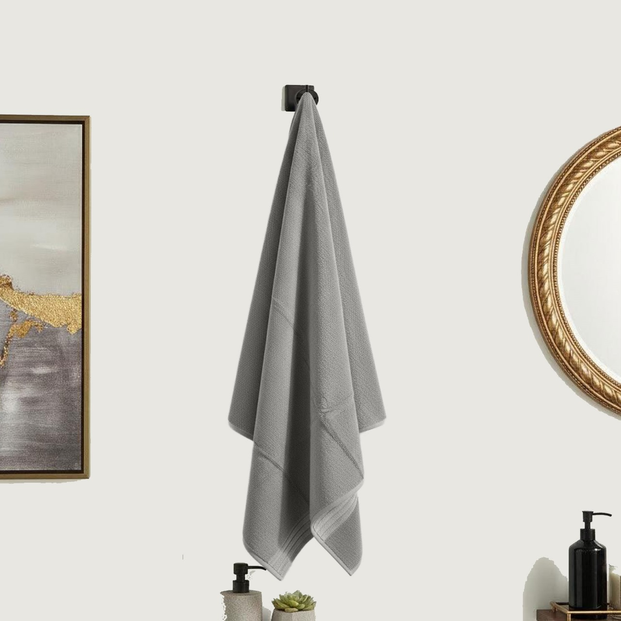 Face Towel - 50*100 cm - 300 gm (Chenille Border)