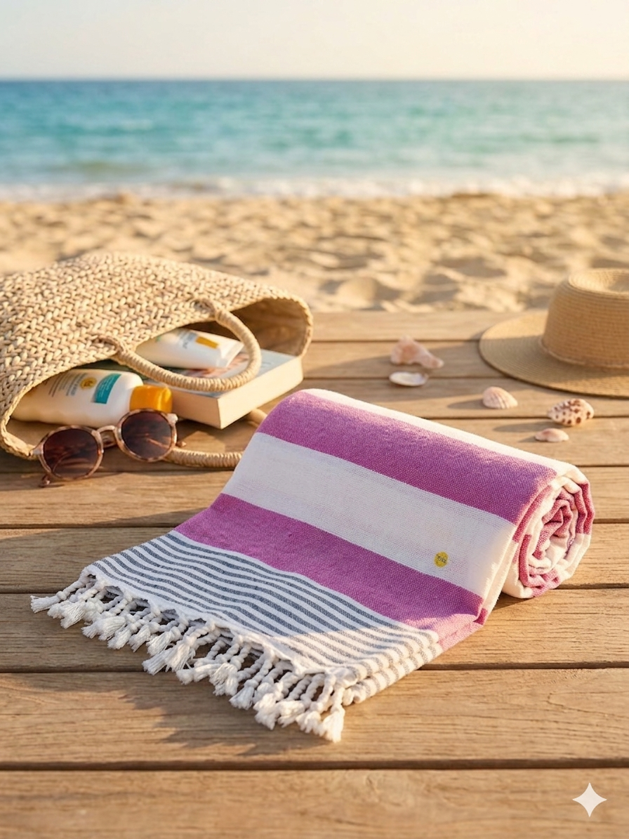 beach towel ,90 X 160 cm , 100% cotton , Highly absorbent