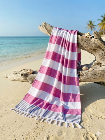 beach towel ,90 X 160 cm , 100% cotton , Highly absorbent