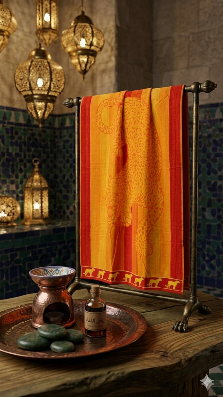 Beach towel, 90*160 cm ,100% cotton ,Leopard Pattern design