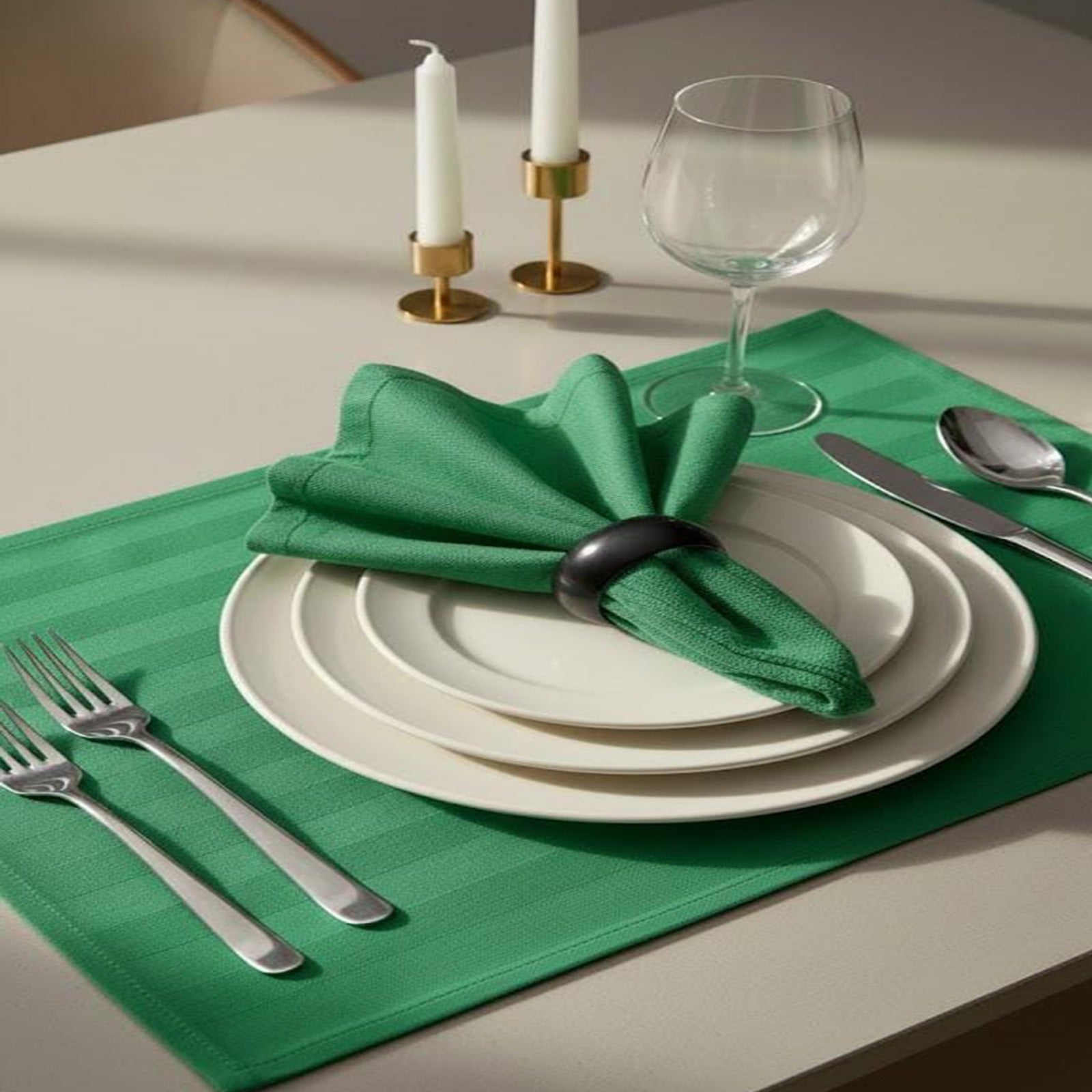 Table towel (65×65 cm) and hand towel (50×50 cm),100% cotton