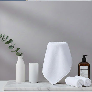 White Hotel Hand Towel – 33×33 cm
