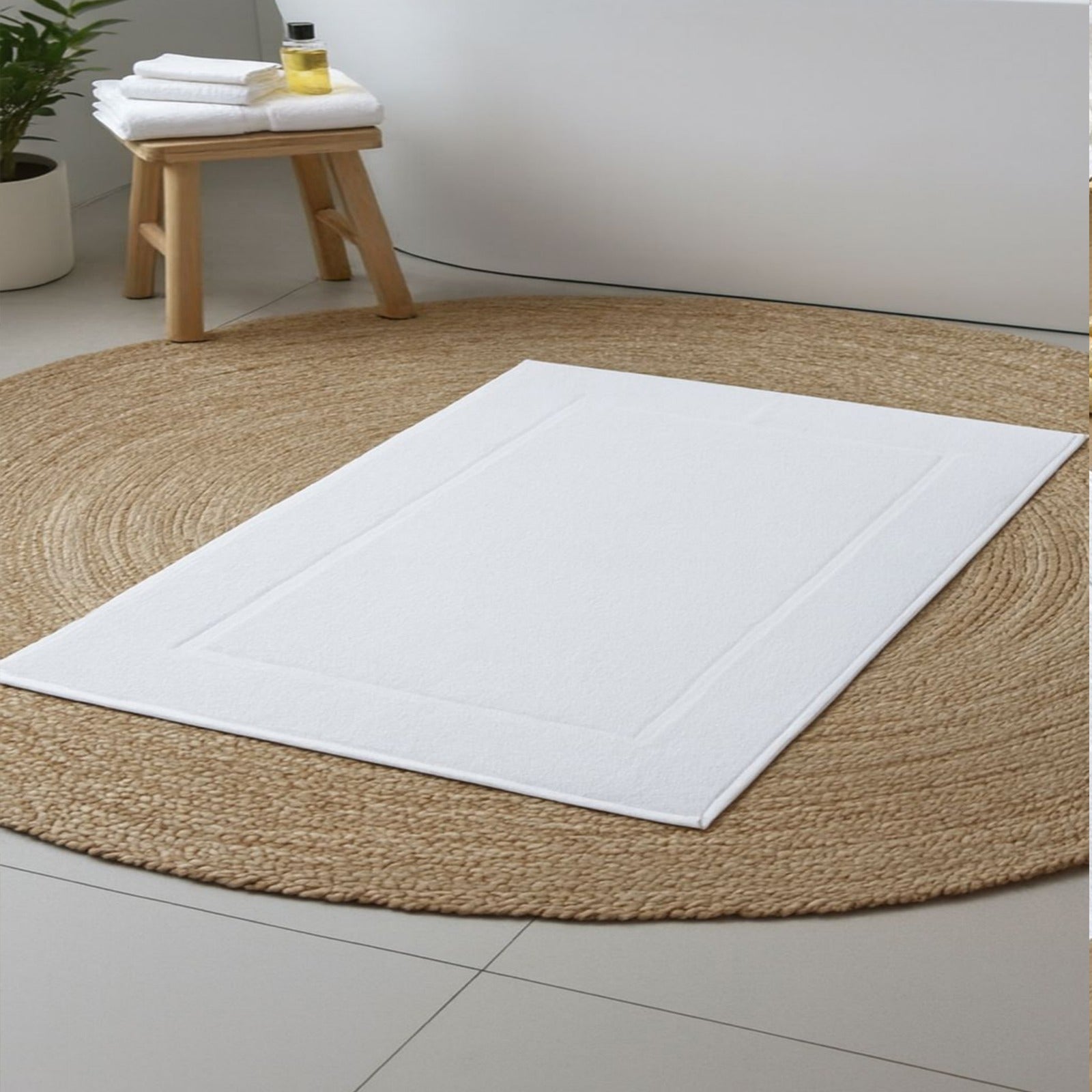 Bathmat ,rectangle Design , 50*70 cm ,100% Cotton
