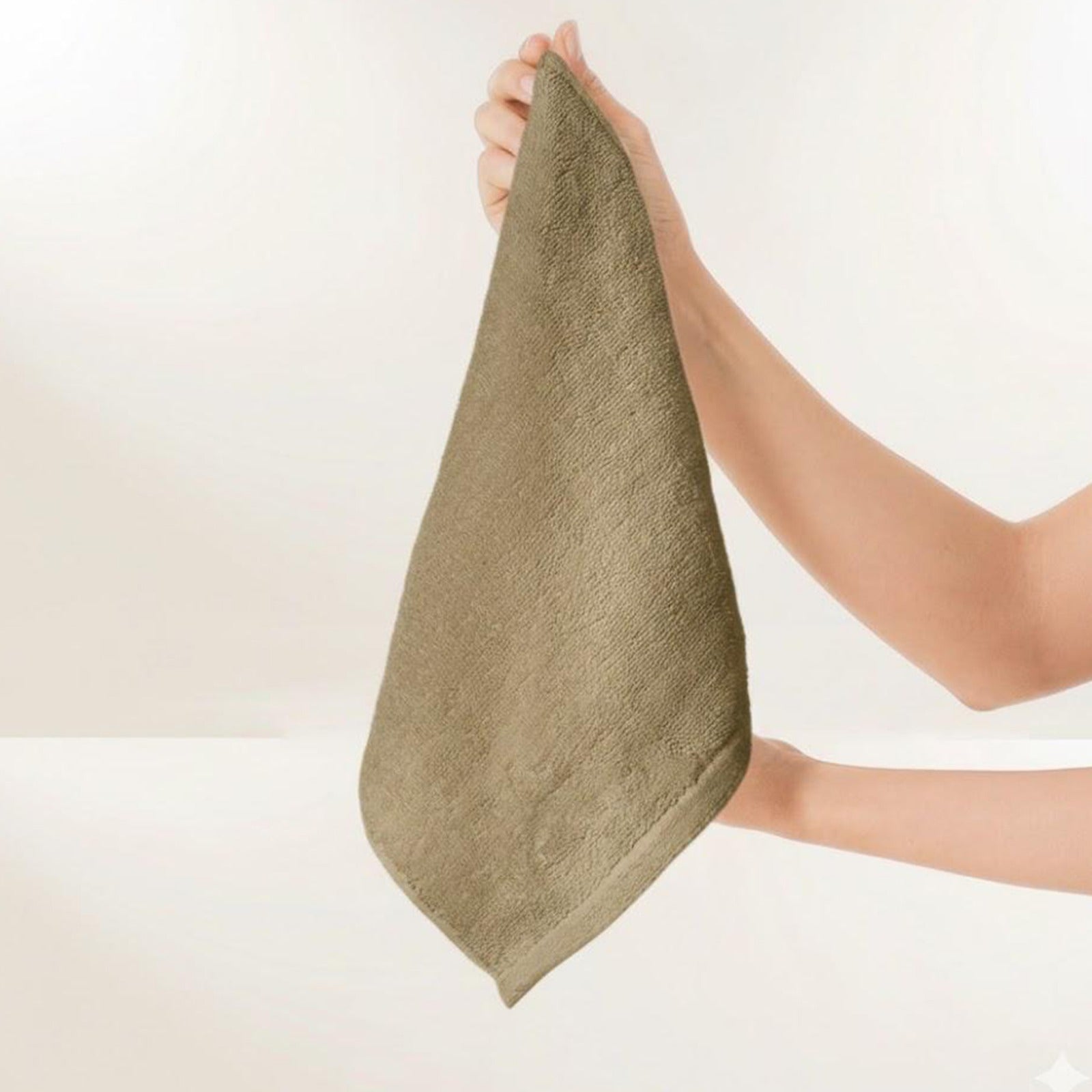Hand towel ,Biege, 100% Cotton