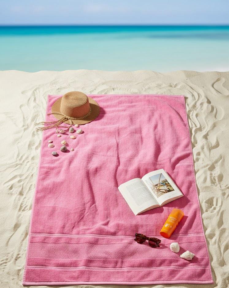 Beach Towel, 100% Cotton, 90*150 cm, Soft velour