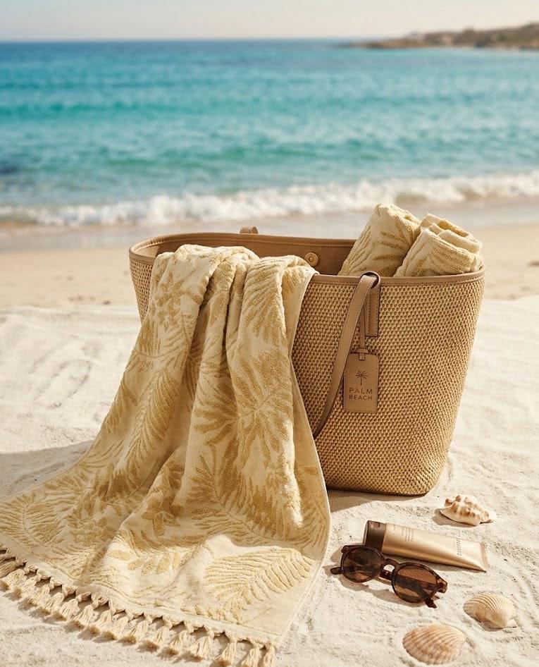 Beach Towel, 100% Cotton, Size 86*160 cm, Bold, Vibrant & Premium