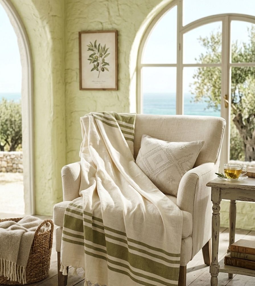 Sofa Cover , 100% Cotton, 100 X 180 cm