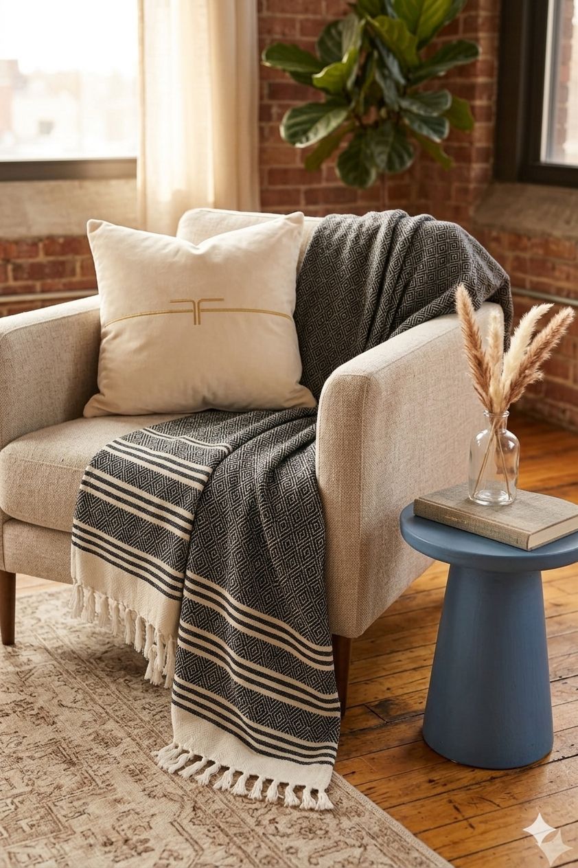 Sofa Cover , 100% Cotton, 100 X 180 cm