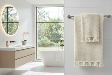 Bath Towel in bathroom