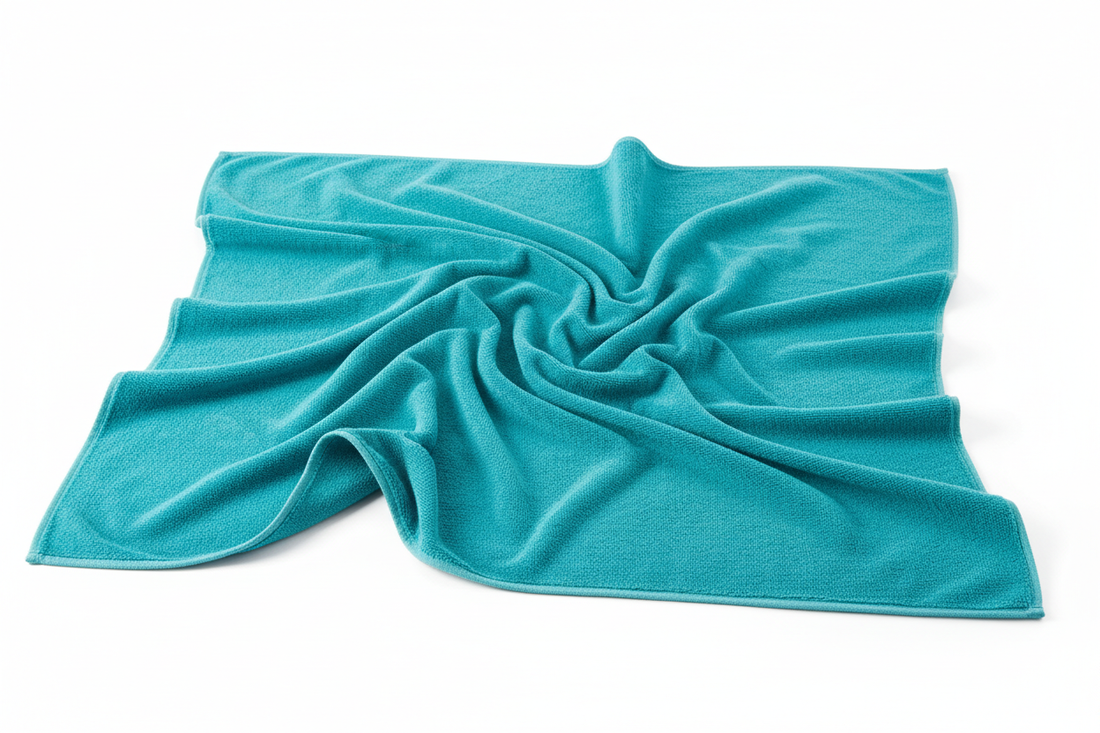clean minimalisic photo Turquoise Beach Towel — Soft and Absorbent